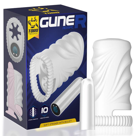 Guner Male Masturbator 100% Flexible with Removable Bullet Double Hole Premium Silicone Magnetic USB Guner Male Masturbator 100% Flexible with Removable Bullet Double Hole Premium Silicone Magnetic USB - UABDSM
