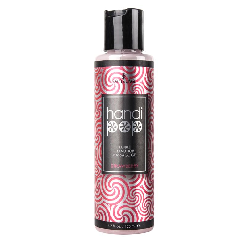 Handipop Hand Job Massage Gel Strawberry 125 ml - UABDSM