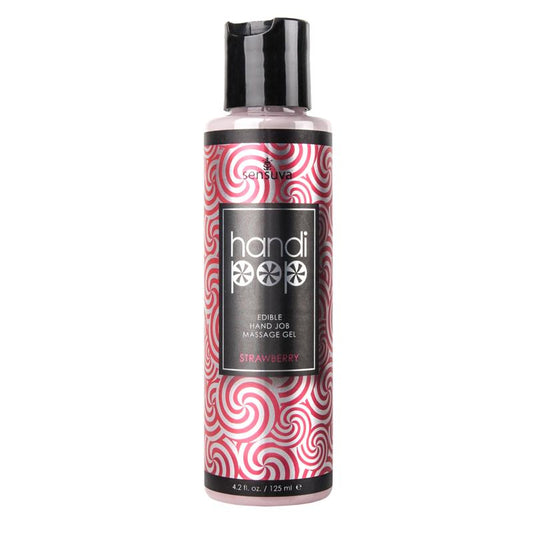 Handipop Hand Job Massage Gel Strawberry 125 ml - UABDSM