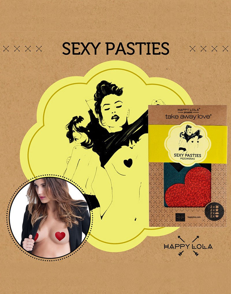 Happy Lola - Sexy Pasties Nipple Covers 4 Pairs - UABDSM