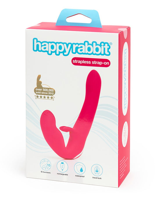 Happy Rabbit Recharge Strapless Strap-on - UABDSM