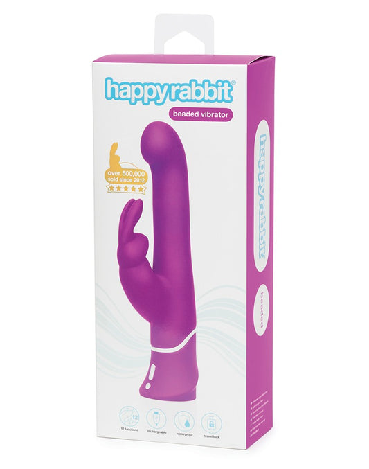 Happyrabbit Beaded G-Spot Purple - UABDSM