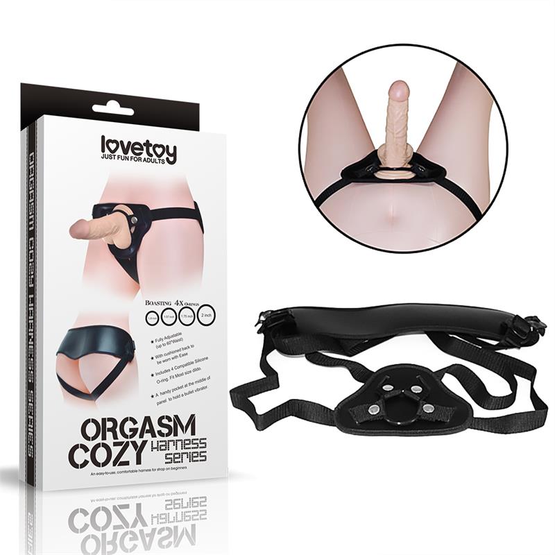 Harness Orgasm Cozy (Without Dildo) Black - UABDSM