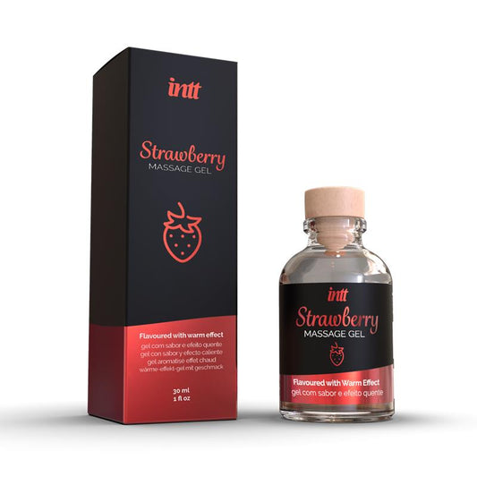 Heat Effect Massage Gel Strawberry 30 ml - UABDSM