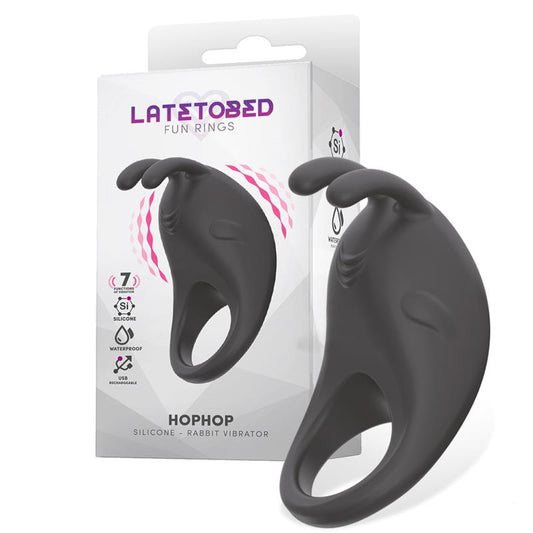 Hophop Vibrating Ring USB Silicone - UABDSM