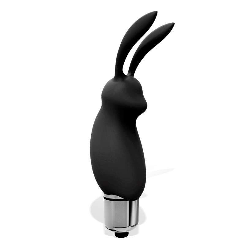 Hopye Rabbit Vibrating Bullet Silicone Black - UABDSM