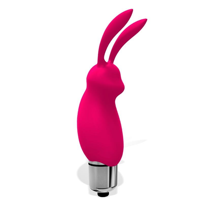 Hopye Rabbit Vibrating Bullet Silicone Pink - UABDSM