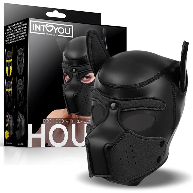 Hound Neoprene Dog Hound Removable Muzzle Black One Size - UABDSM