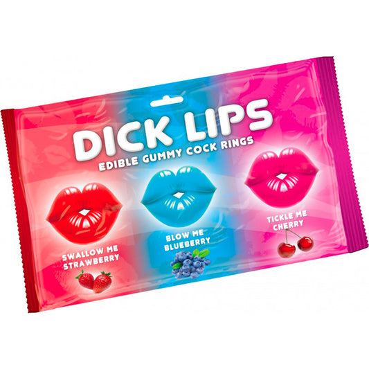 Dick Lips Edible Gummy Cock Rings - UABDSM