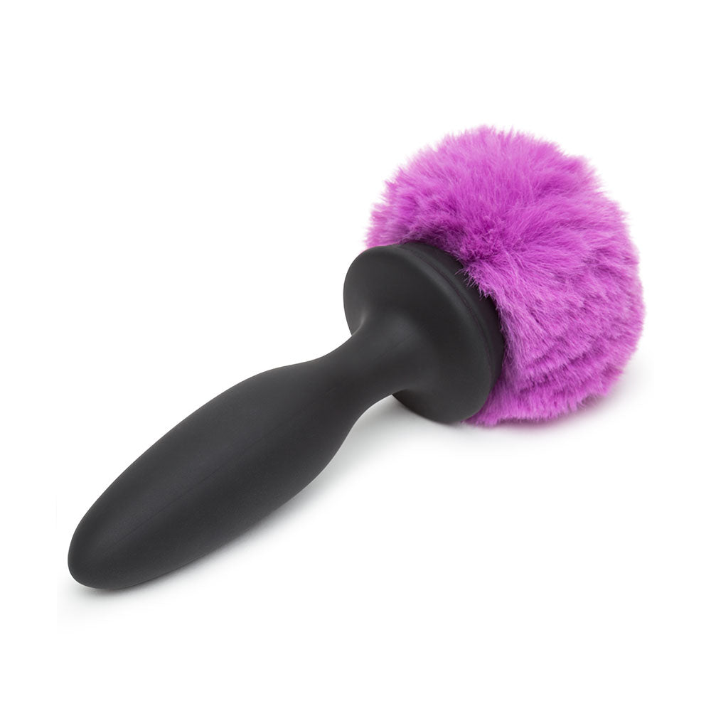 Happy Rabbit Rechargeable Vibrating Butt Plug Small - Black/Pink - UABDSM