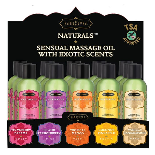 Kamasutra Naturals Pack Massage Oils With Exotic Aroma15 Units - UABDSM