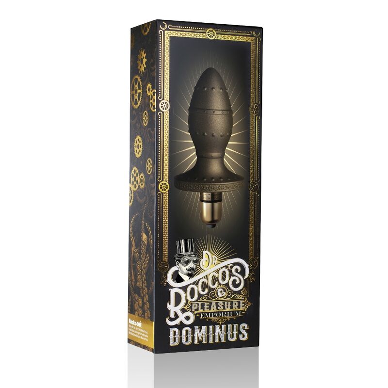 Rocks-off Dr Roccos Pleasure Emporium Dominus Vibrating Butt Plug - UABDSM