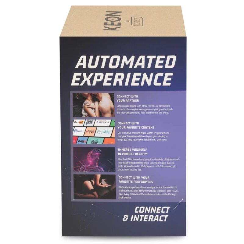 Kiiroo - Keon Interactive Stroker (feel Stroker Not Included) - UABDSM