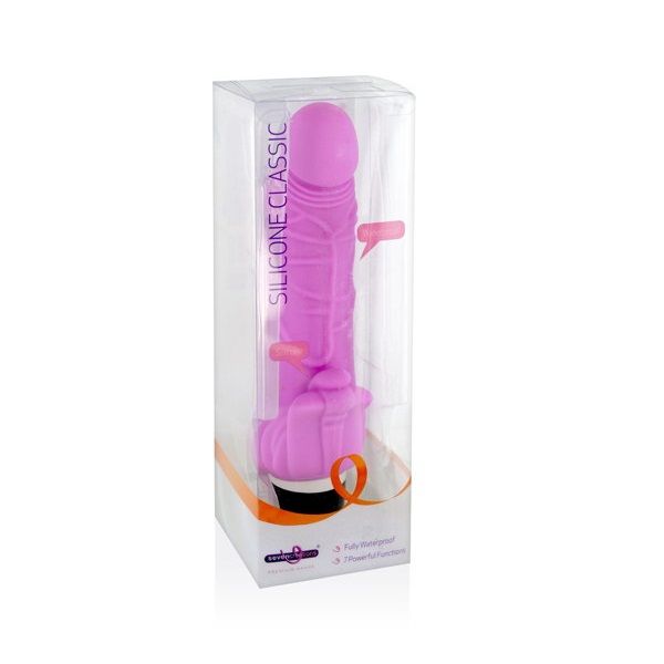 Classic Silicone Vibrator Pink - UABDSM
