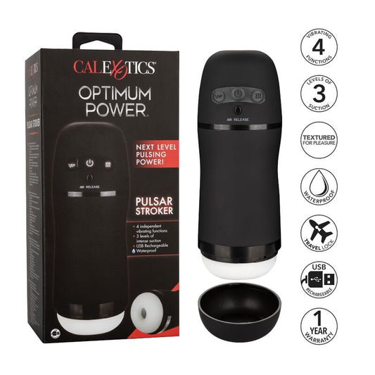 Calex Optimum Power Stroker Vibrating And Suction Functions - UABDSM