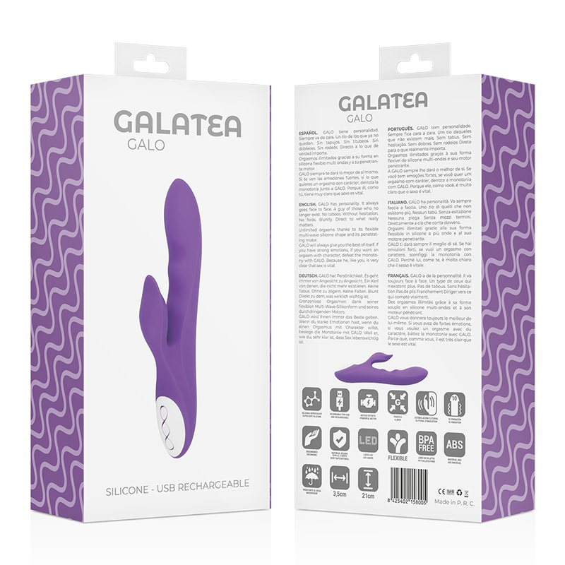 Galatea Galo Vibrator Purple - UABDSM