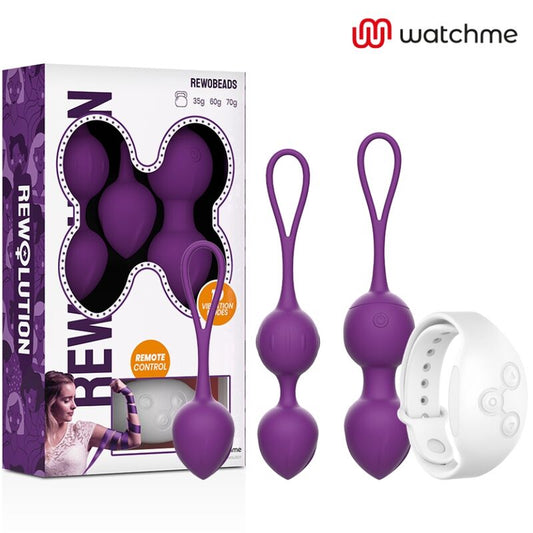 Rewolution Rewobeads Vibrating Balls Remote Control With Watchme Technology - UABDSM