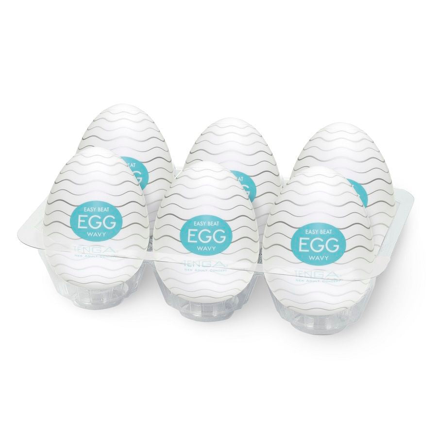 Tenga Egg Pack 6 Wavy Easy Ona-cap - UABDSM