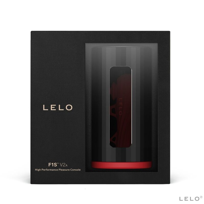 Lelo F1s V2 Masturbator Sdk Technology - Red And Black - UABDSM