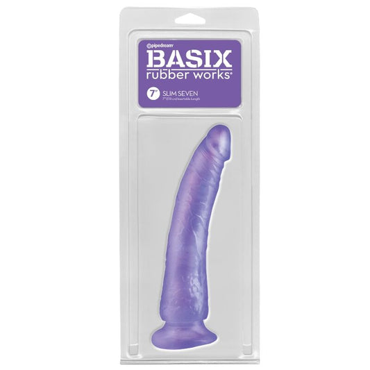 Basix Rubber Works Slim 19 Cm Purple - UABDSM