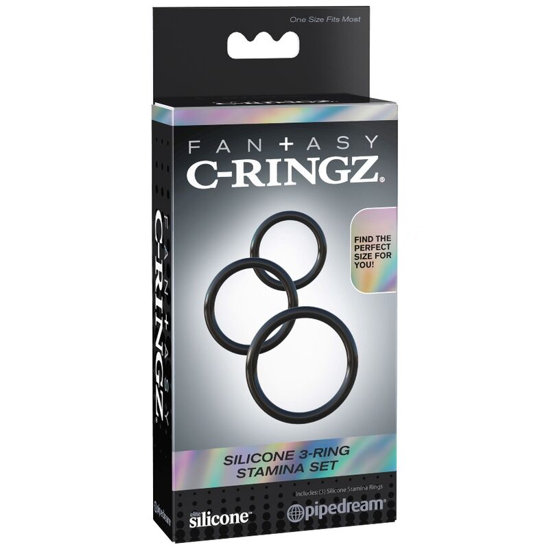 Fantasy C-ringz Silicone 3 Ring Stamina Set - UABDSM