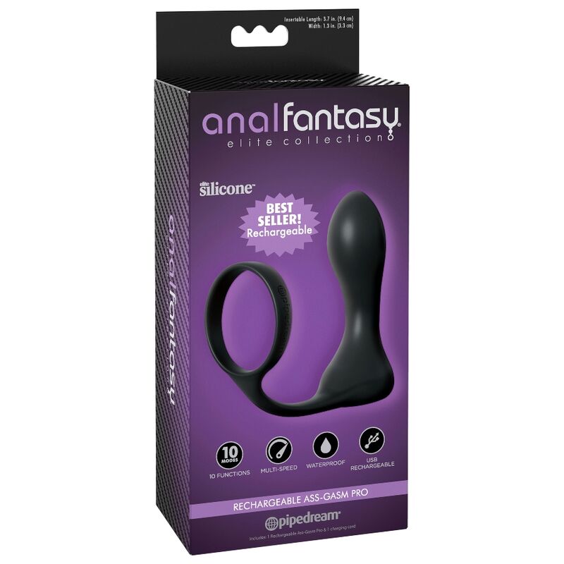 Anal Fantasy Elite Collection Rechargeable Ass-gasm Pro - UABDSM