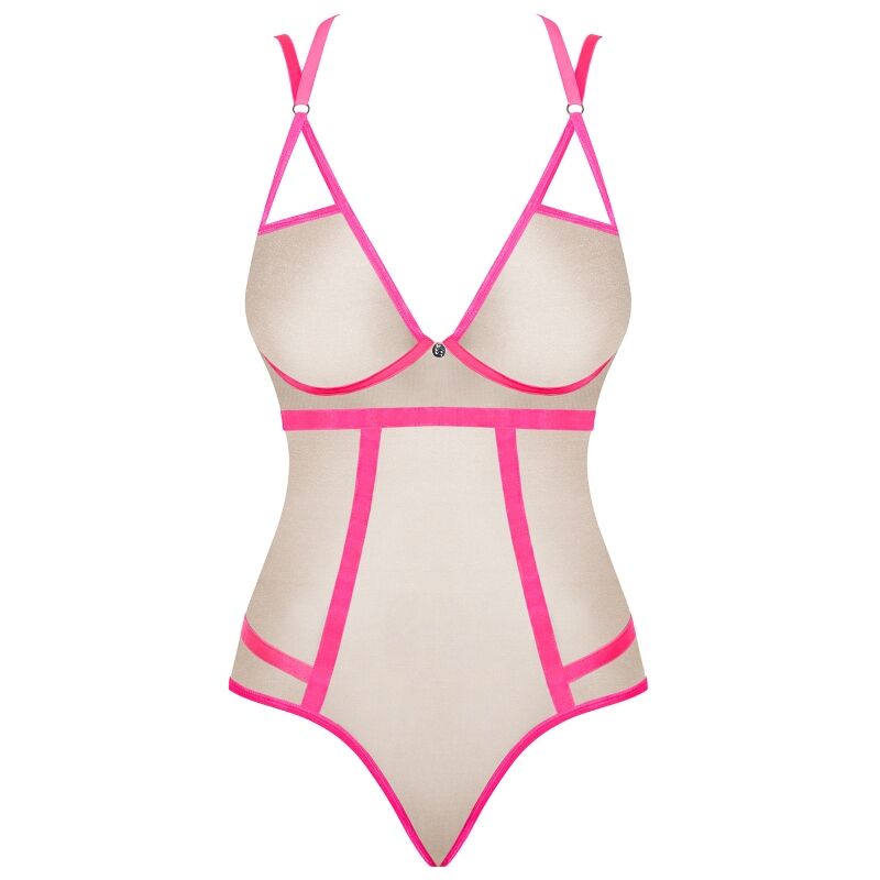 Obsessive - Nudelia Teddy - Pink L/xl - UABDSM