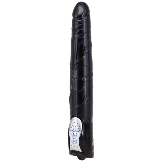 Sevencreations Long John Realistic Vibrator Up & Down Black - UABDSM