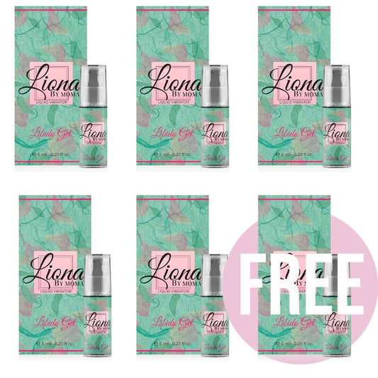 Liona By Moma Liquid Vibrator 6 Ml Libido Gel 5+1 Free - UABDSM