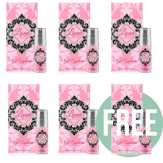 Liona By Moma Liquid Vibrator Euphoria Gel 6 Ml 5+1 Free - UABDSM