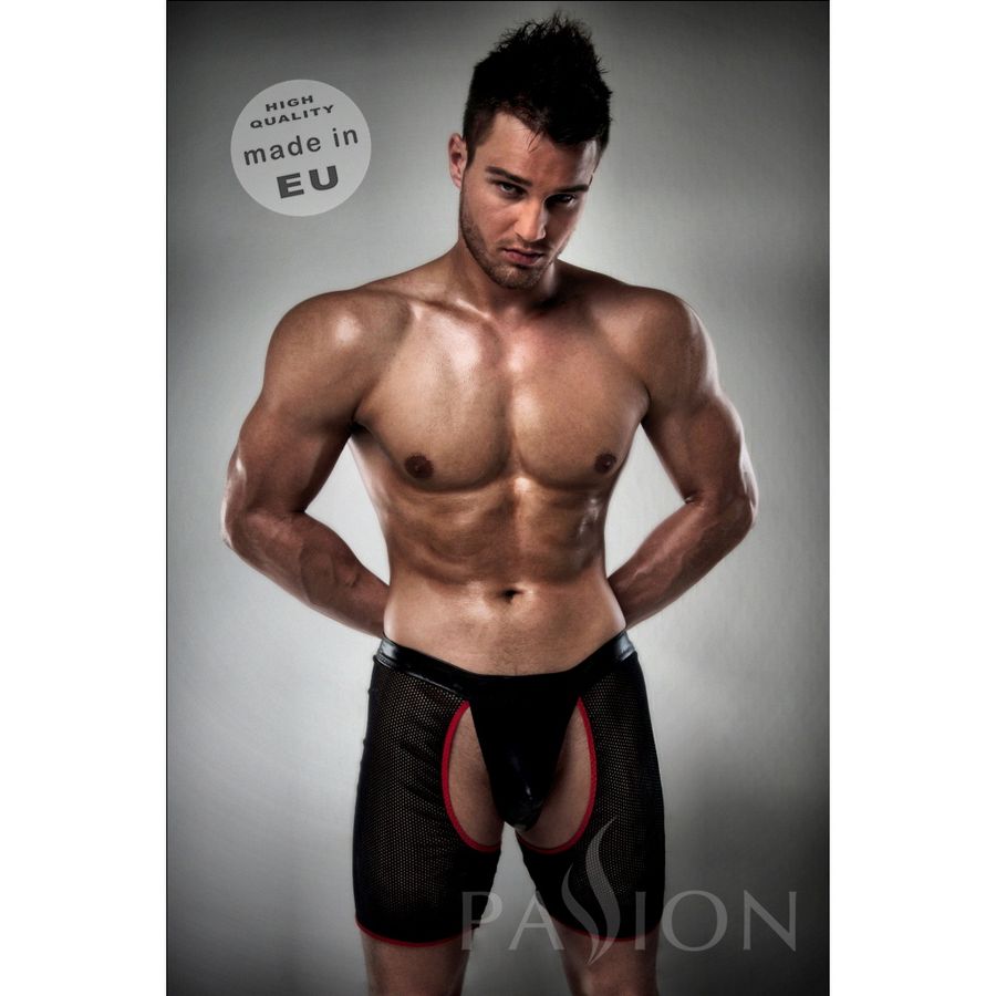 Boxer Red Black Passion With Thong Included S/m - UABDSM