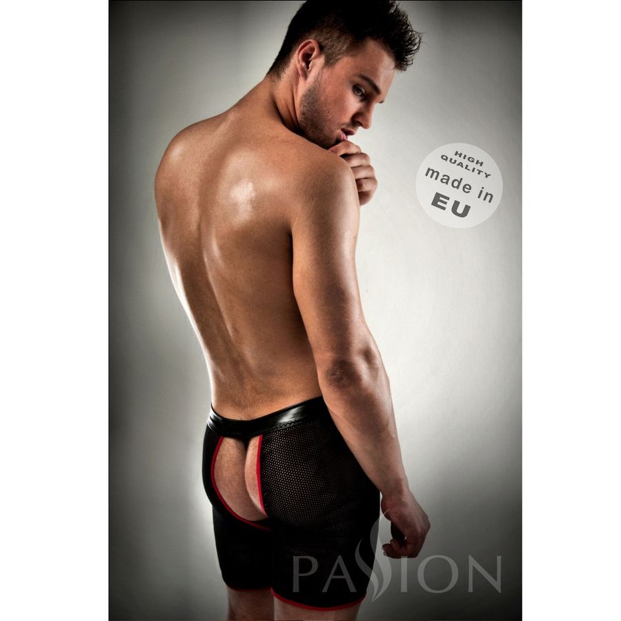 Boxer Red Black Passion With Thong Included S/m - UABDSM