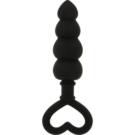 Ohmama Silicone Buttplug With Heart Ring - UABDSM
