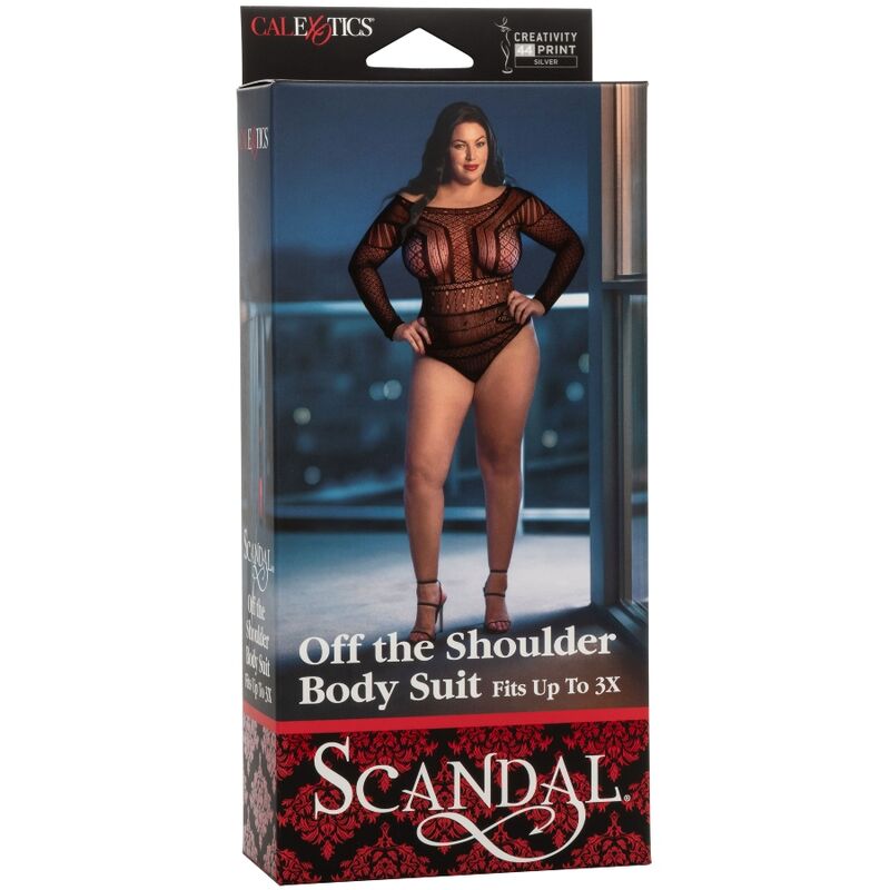 Calex Scandal Shoulder Body Suit Plus Size - UABDSM