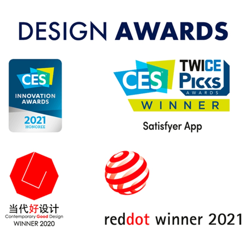 Satisfyer Double Fun Partner Vibrator - White - UABDSM