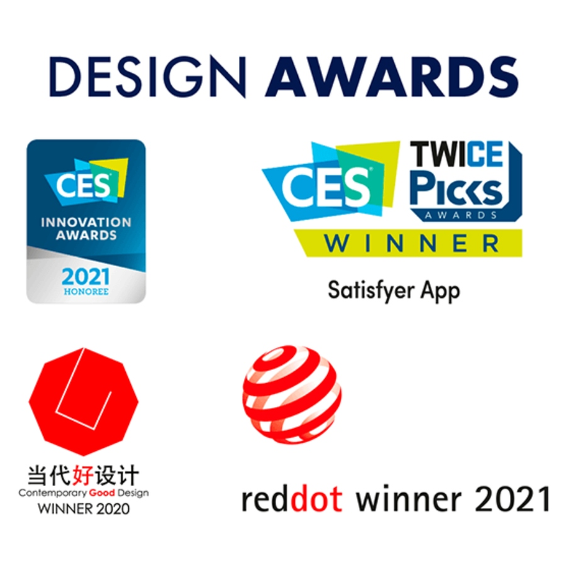 Satisfyer Double Fun Partner Vibrator - Black - UABDSM