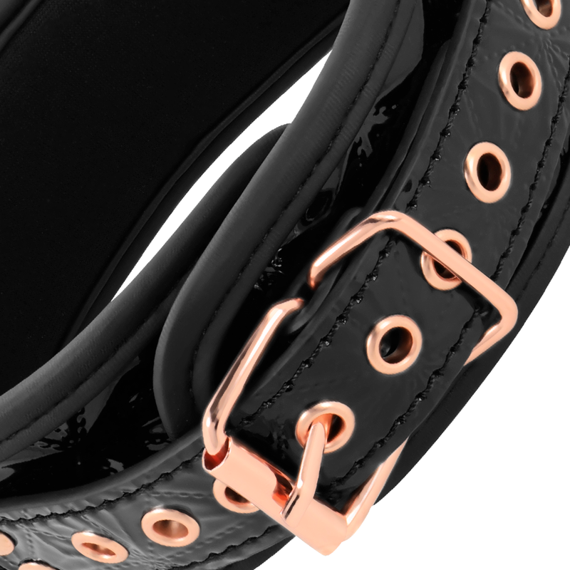 Begme Black Edition Premium Vegan Leather Collar - UABDSM