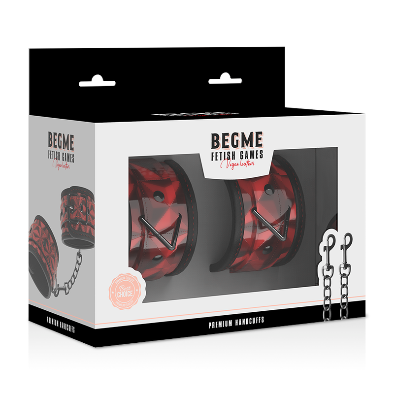 Begme Red Edition Hand Cuffs - UABDSM