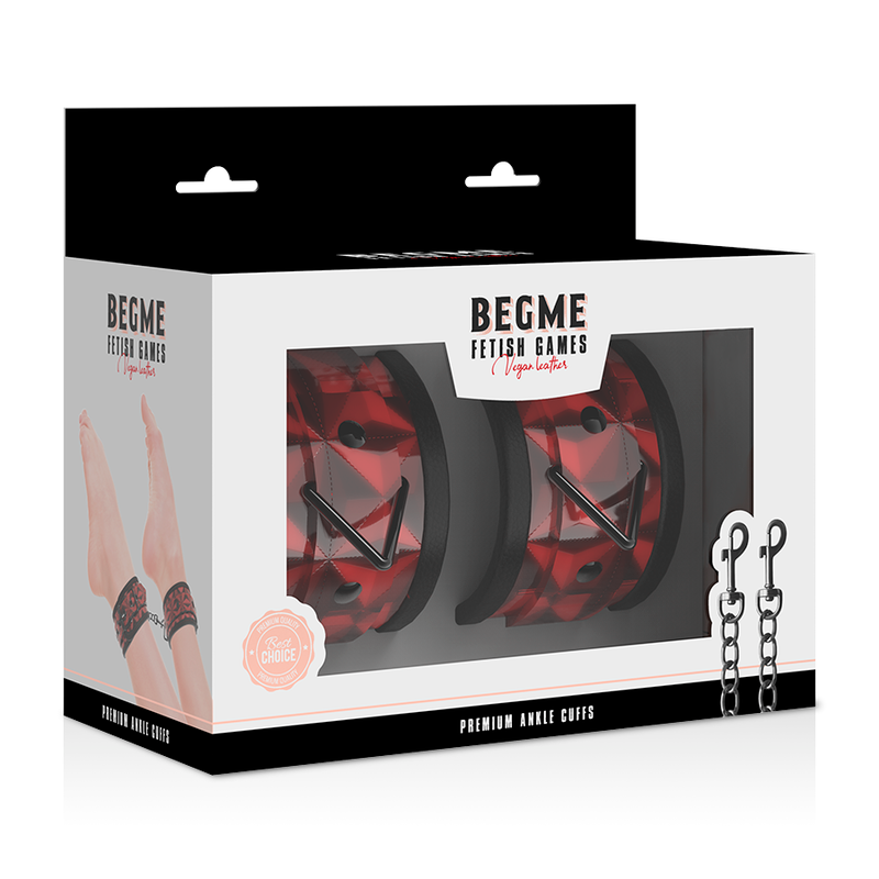 Begme Red Edition Ankle Cuffs - UABDSM