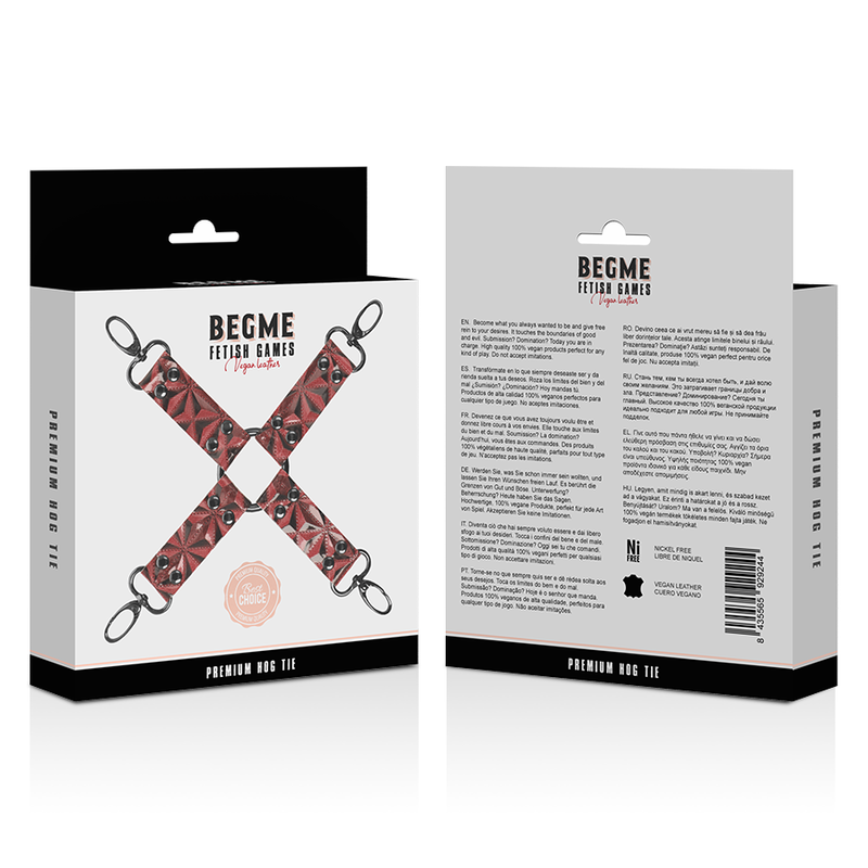 Begme Red Edition Hog Tie Vegan Leather - UABDSM