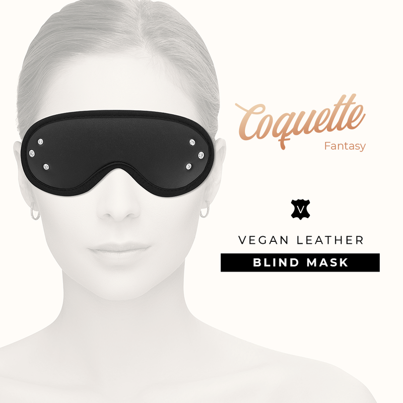 Coquette Chic Desire Fantasy Vegan Leather Blind Mask - UABDSM