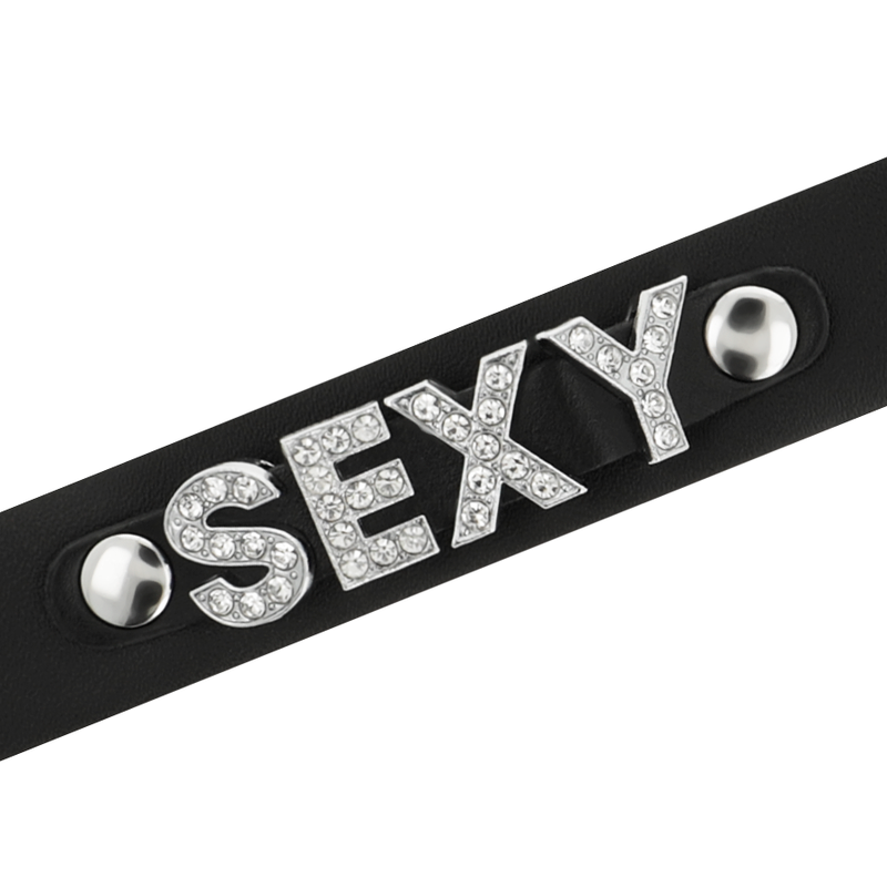 Coquette Chic Desire Hand Crafted Choker Vegan Leather  - Sexy - UABDSM