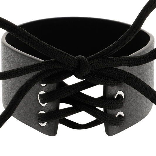 Coquette Chic Desire Hand Crafted Choker Vegan Leather - UABDSM