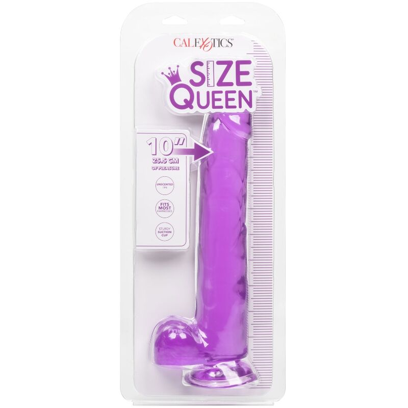 Calex Size Queen Dildo - Purple 25.5 Cm - UABDSM