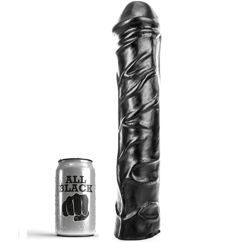 Dildo Smoth  All Black 32 Cm - UABDSM