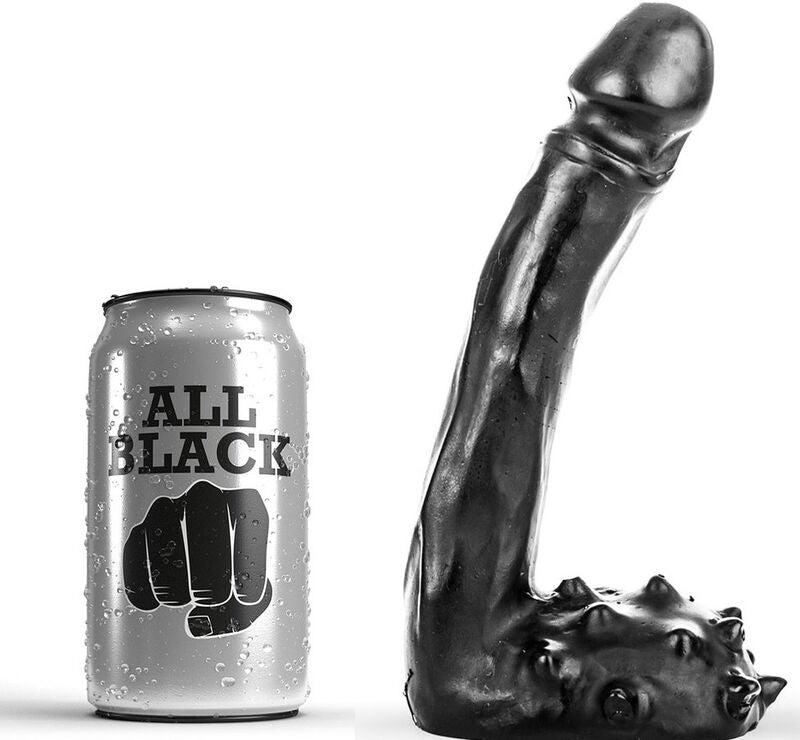 All Black Dildo 19cm - UABDSM