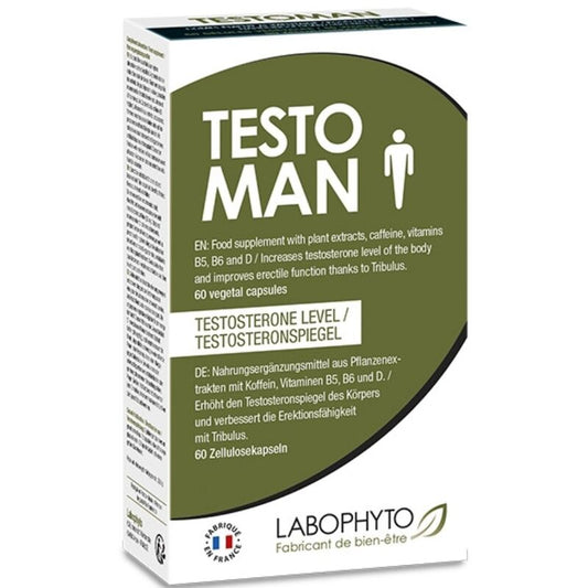 Testoman Testosterone Level Food Supplement 60 Cap - UABDSM