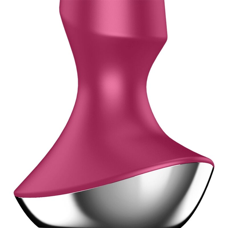 Satisfyer Plug Ilicious 2 Plug Vibrator - Berry - UABDSM