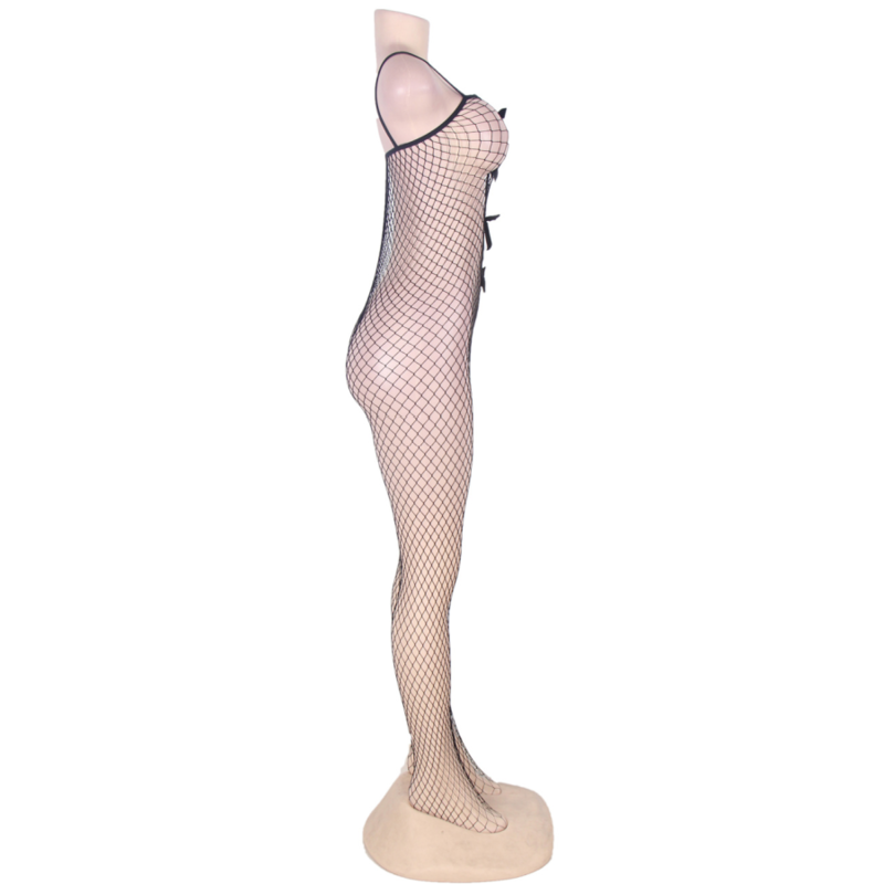 Queen Lingerie Crothless Bowknot Bodystocking S-l - UABDSM