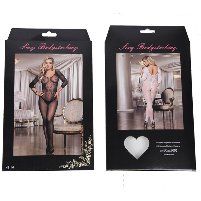 Queen Lingerie Open Crothless Long Sleeves Bodystocking S-l - UABDSM
